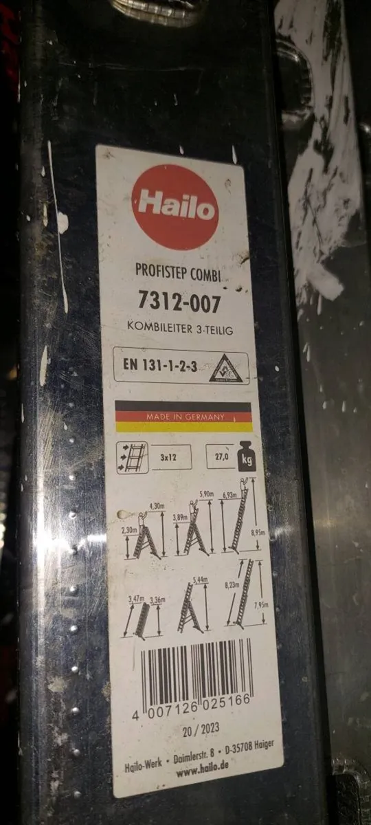 Ladder Hailo profistep combi
