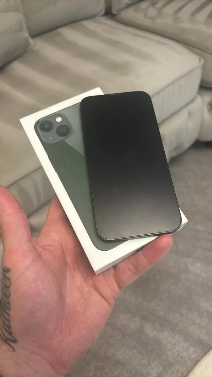 iPhone 13 sim free 128Gb green with box - Image 1
