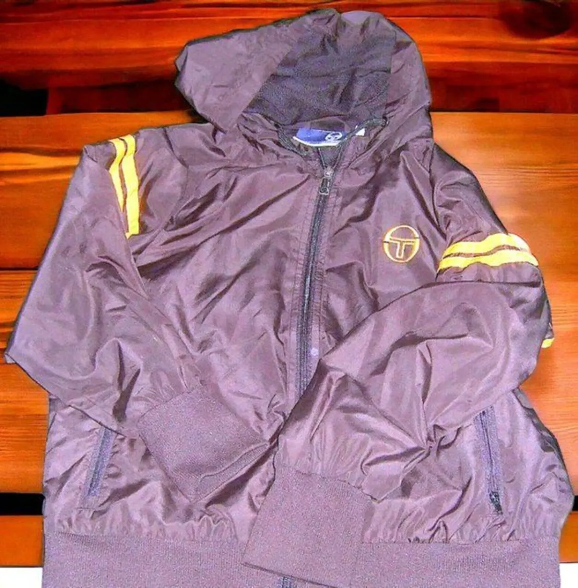 Vintage Authentic Sergio Tacchini Overhead Jacket - Image 2