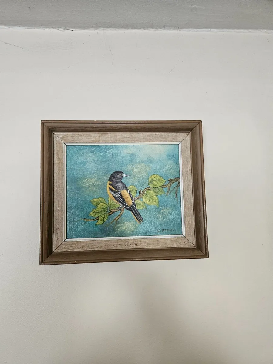 Vintage Picture Oil on Board - Image 1
