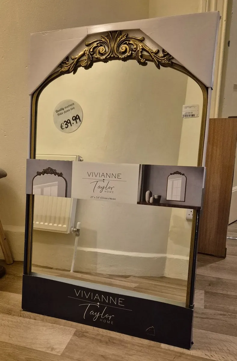 Vintage baroque style mirror - Image 1