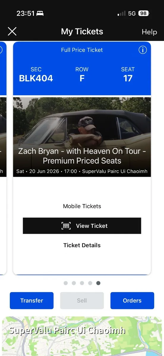 Zach Bryan Tickets Saturday night, Cork. - Image 1