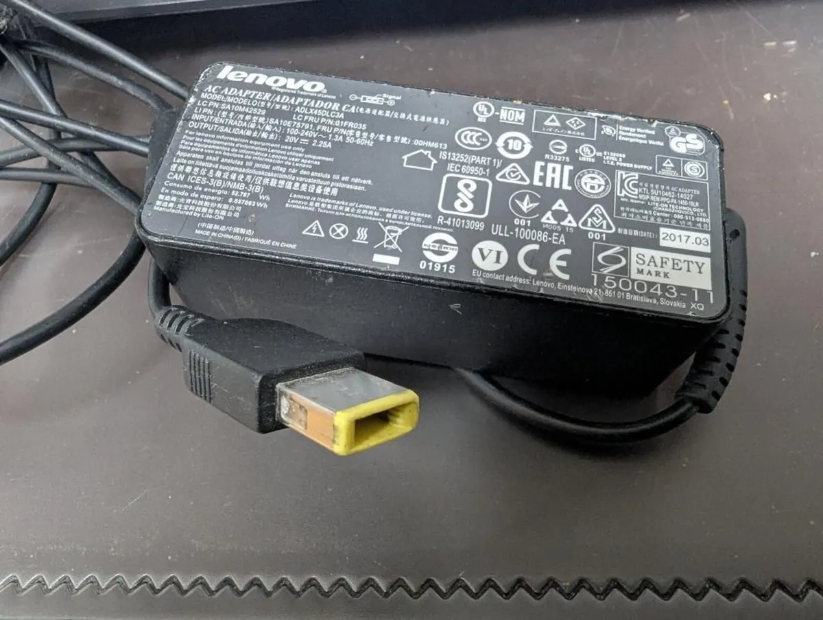 Cheap Original Lenovo Charger 65W & 45W Yellow - Image 3