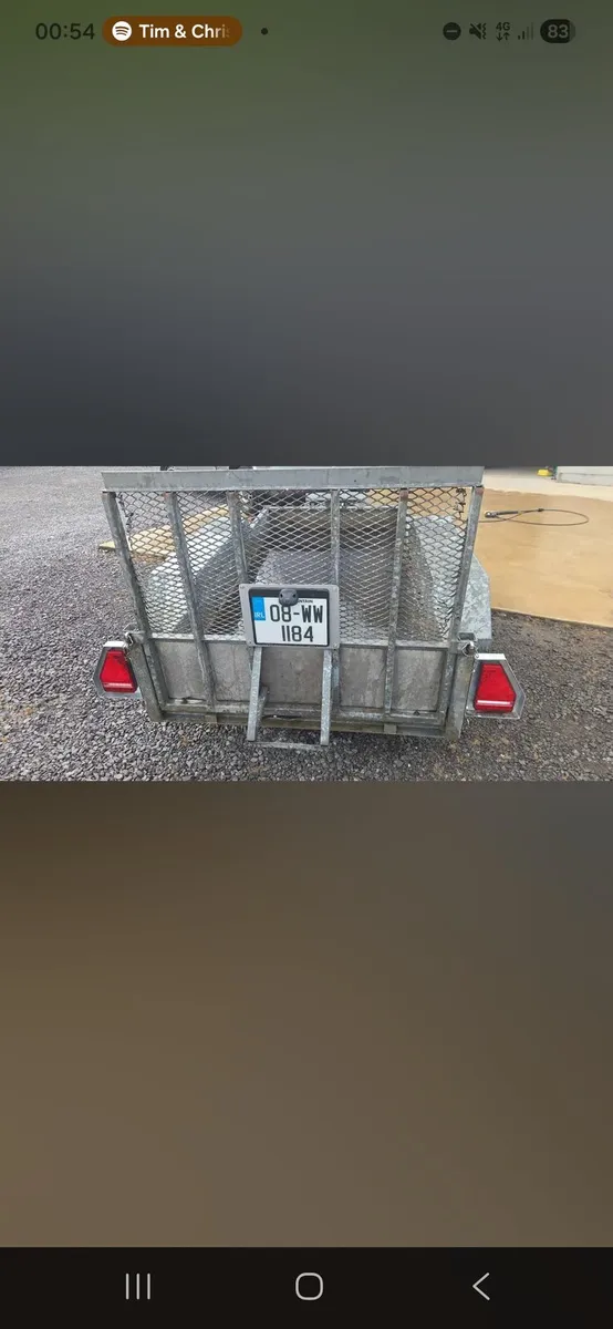 8x4 Indespension plant trailer - Image 4