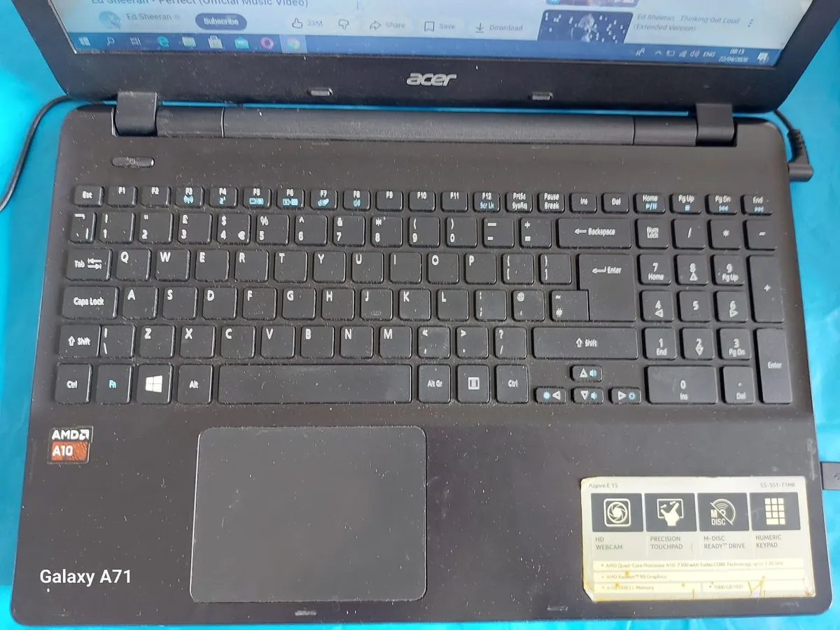 ACER ASPIRE 15 Laptop, AMD A10-7300 Radeon R6, 8GB - Image 3