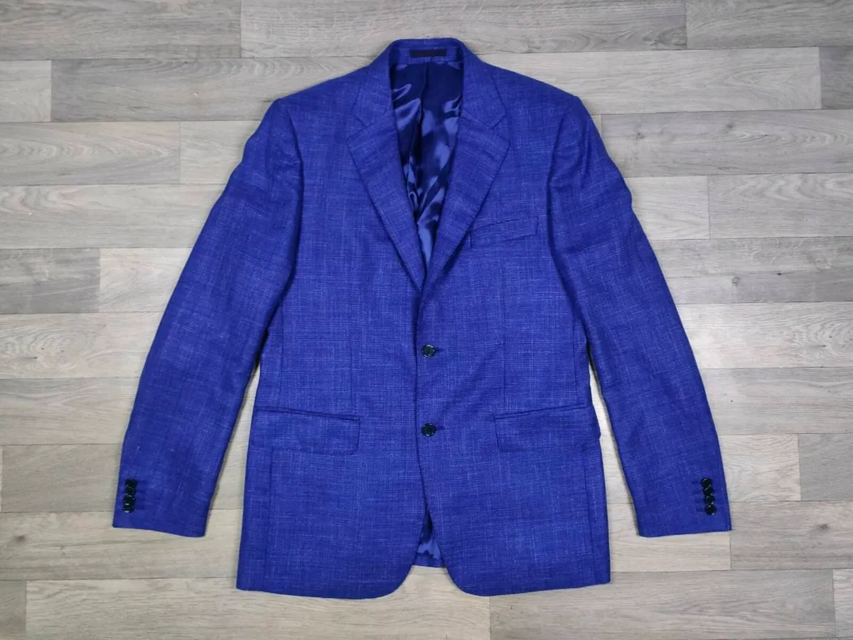 Louis Copeland Lori Piana Wool Silk Linen Blazer - Image 1