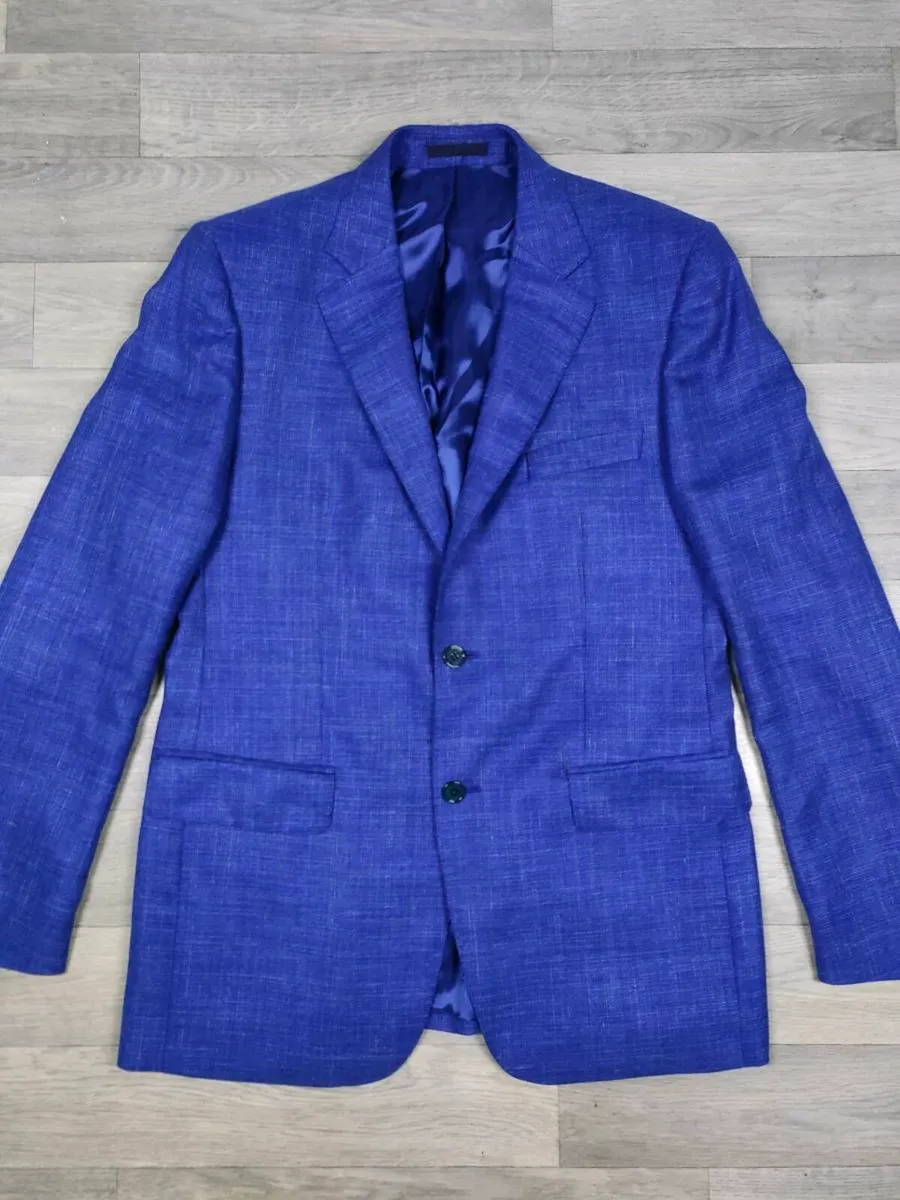 Louis Copeland Lori Piana Wool Silk Linen Blazer - Image 2