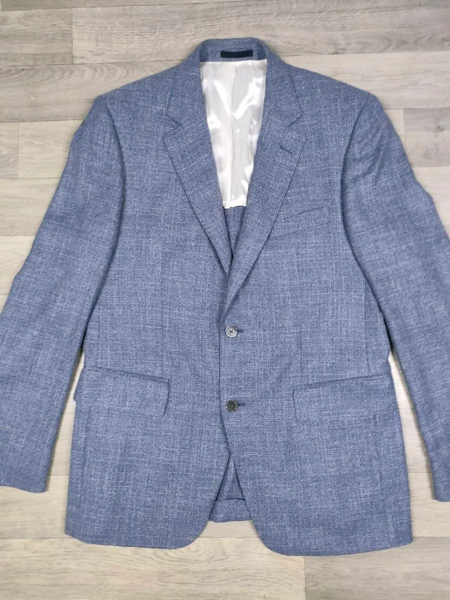 Louis Copeland Wool Silk Linen Blazer Jacket - Image 2