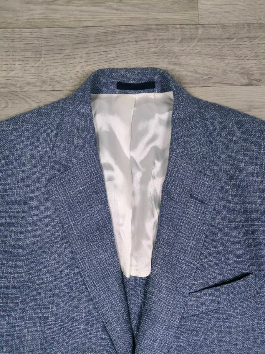 Louis Copeland Wool Silk Linen Blazer Jacket - Image 3