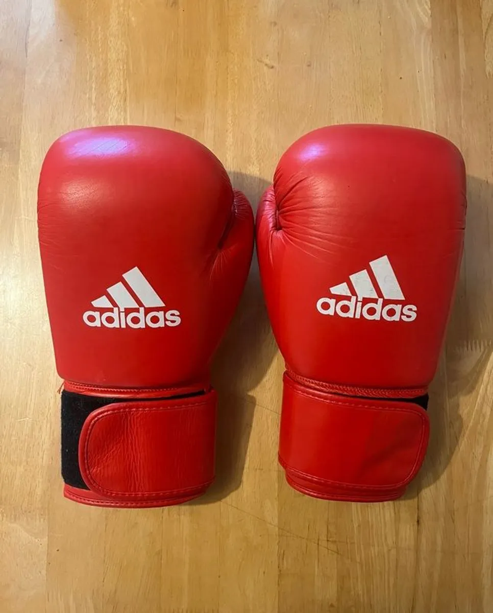 AIBA Approved Adidas Boxing Gloves - Image 1