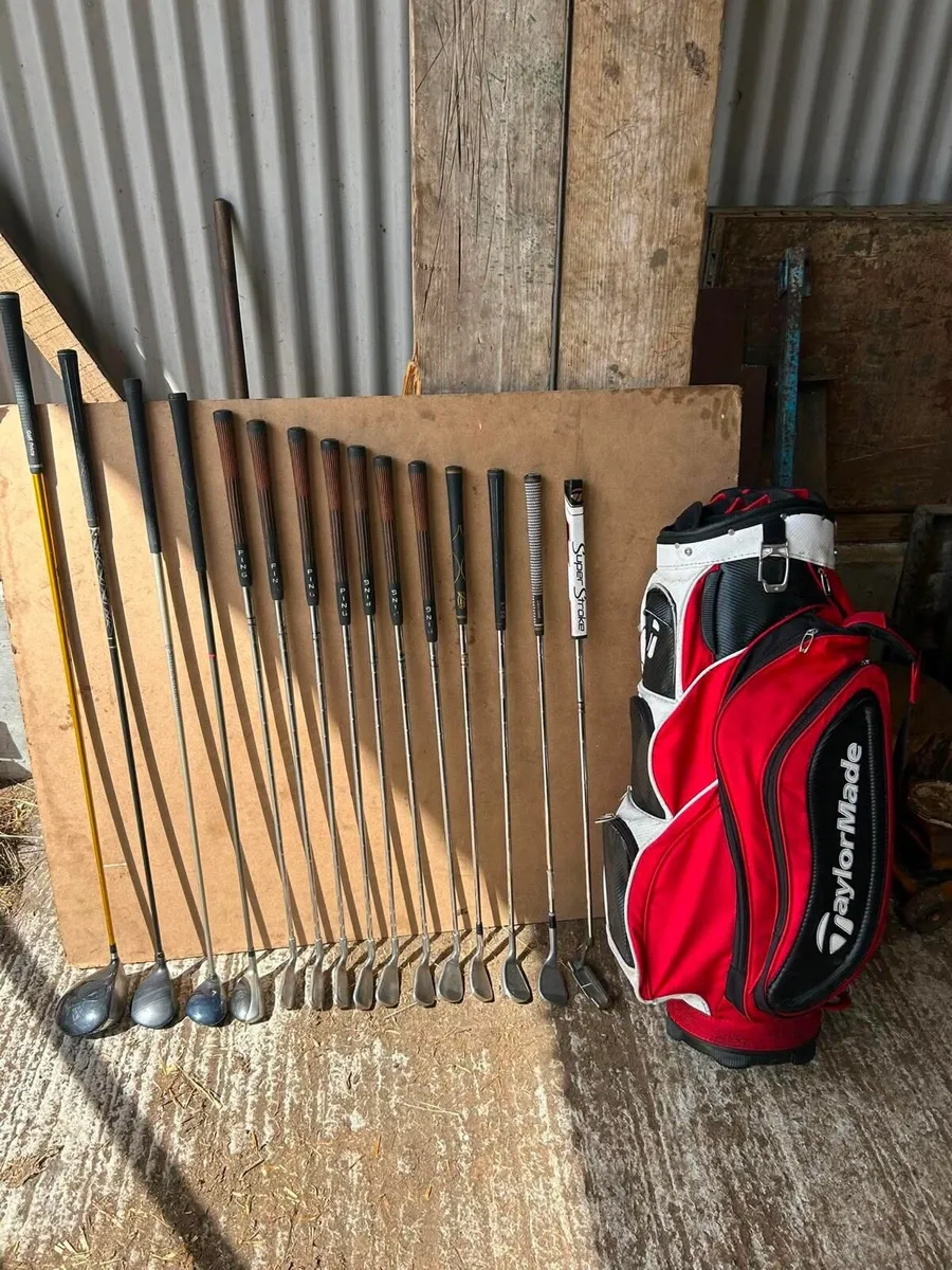 Golf clubs and bag - Image 4