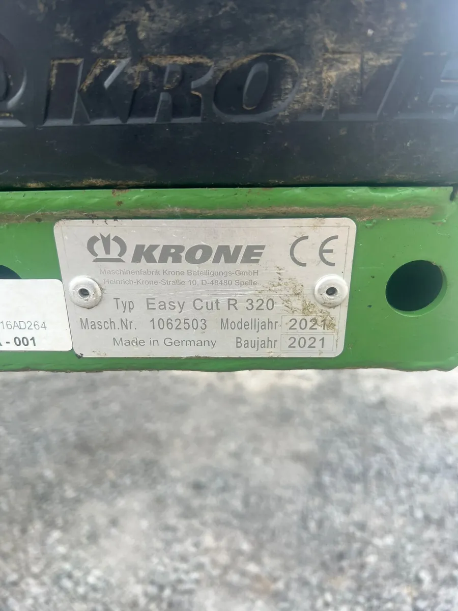 2021 Krone ECR 320 ten foot mower. - Image 4