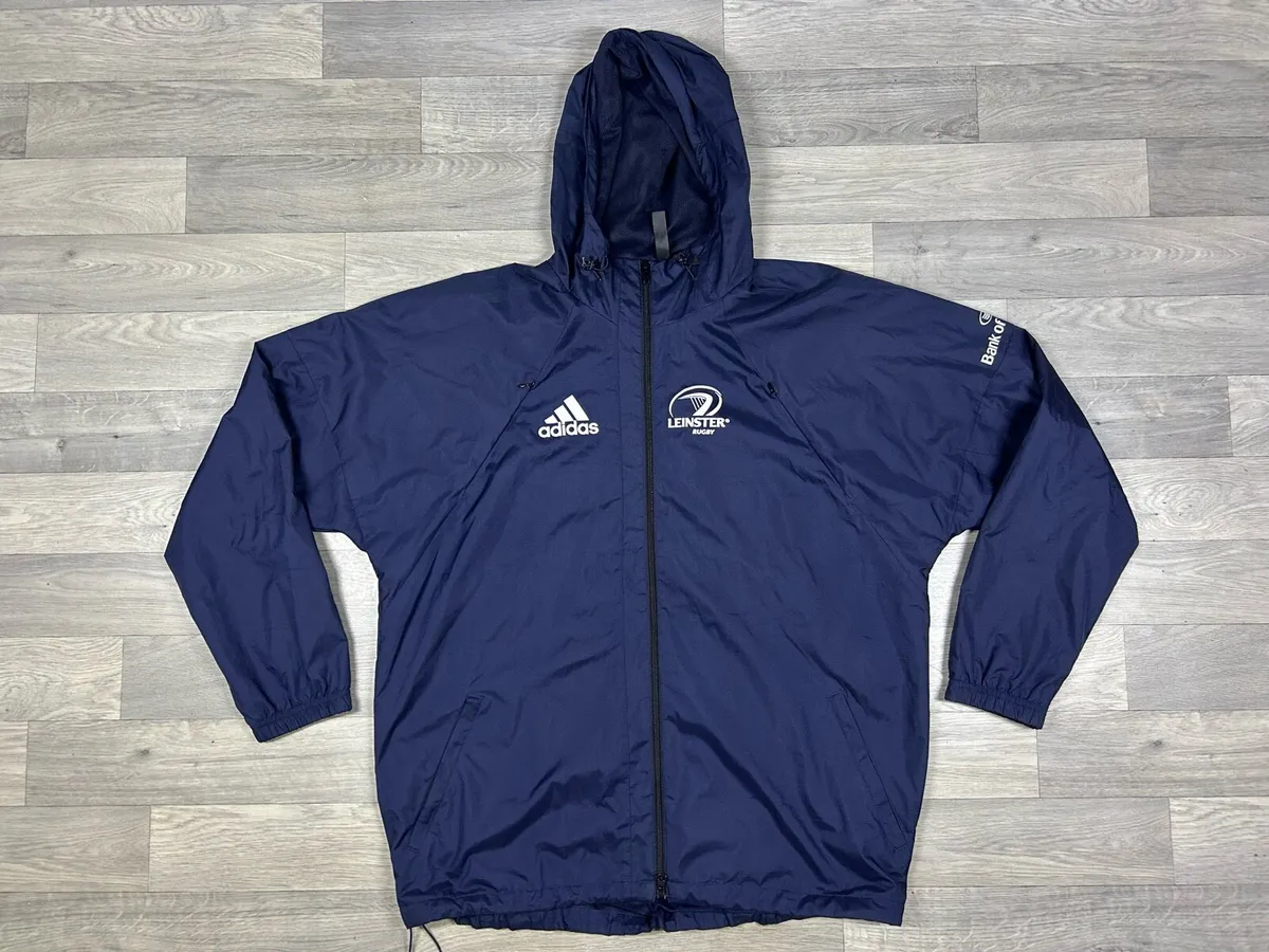 Adidas Leinster Rugby Rain Jacket Mens 2XL - Image 1