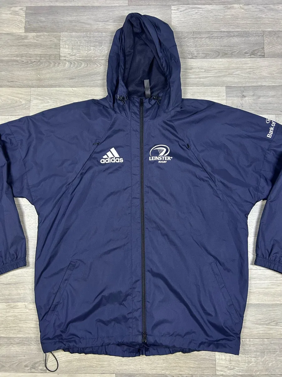 Adidas Leinster Rugby Rain Jacket Mens 2XL - Image 2