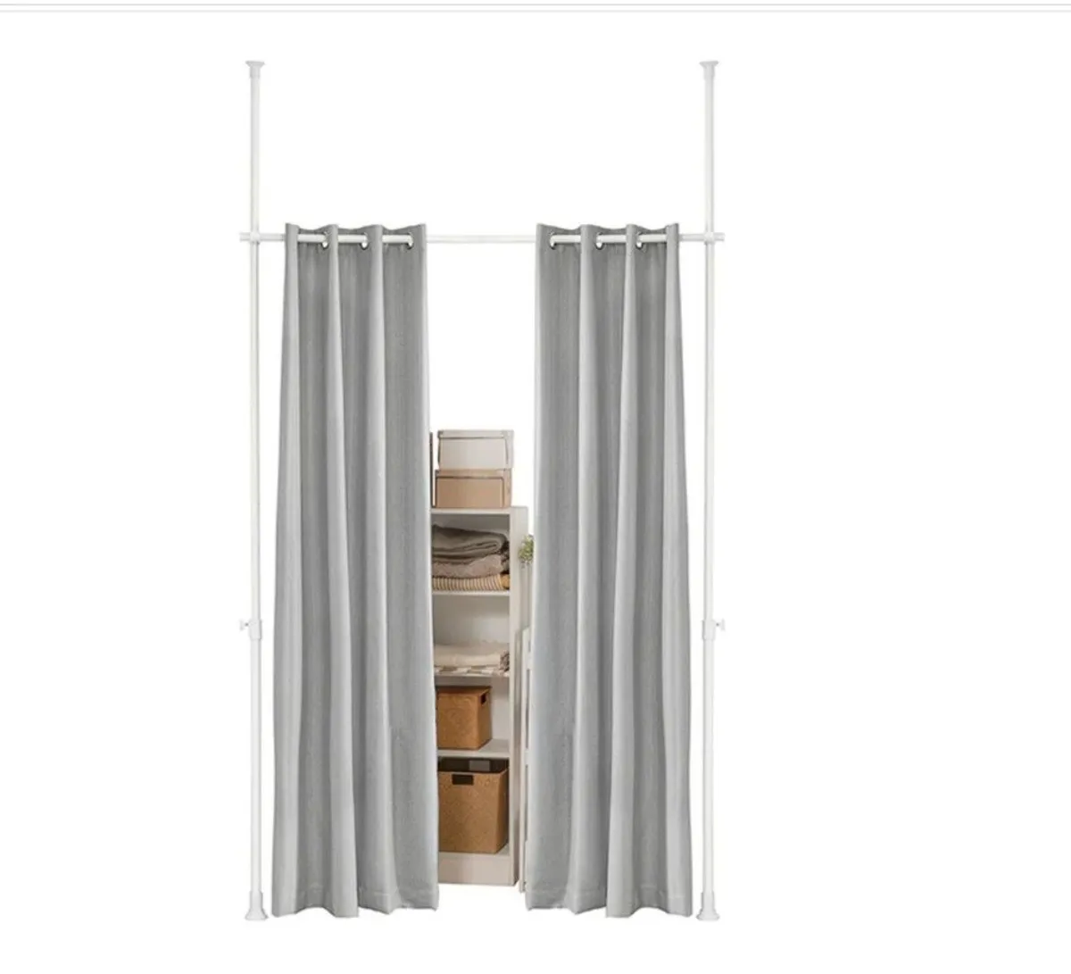 Floor to Ceiling Blackout Curtain with Metal Teles - Image 2