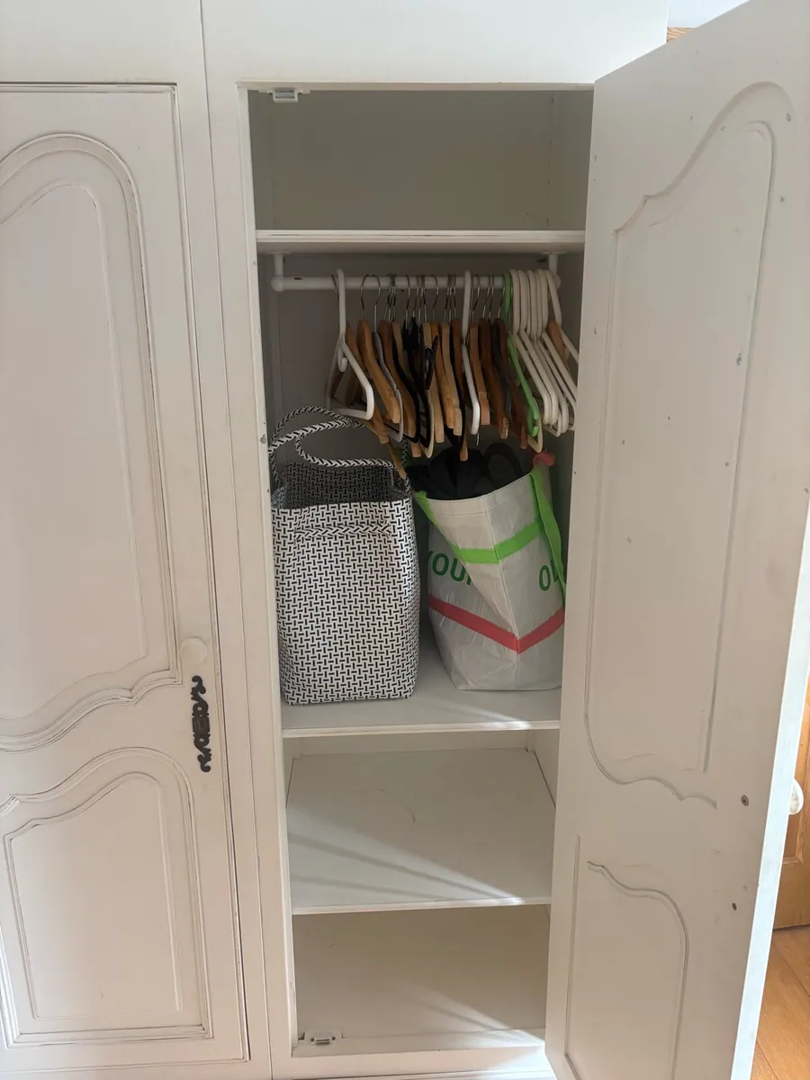 Cream/white wardrobe/furniture set - Image 3