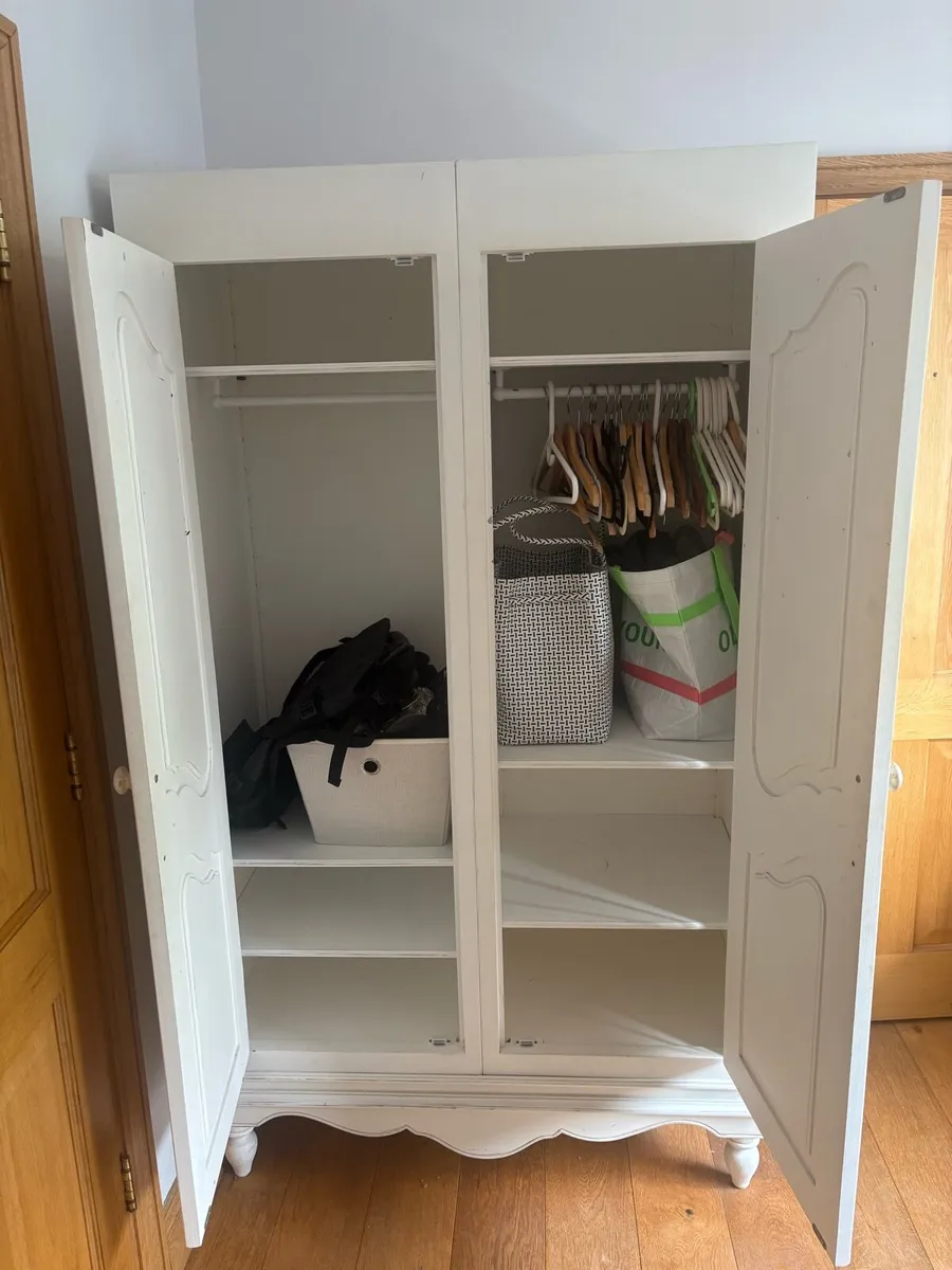 Cream/white wardrobe/furniture set - Image 4