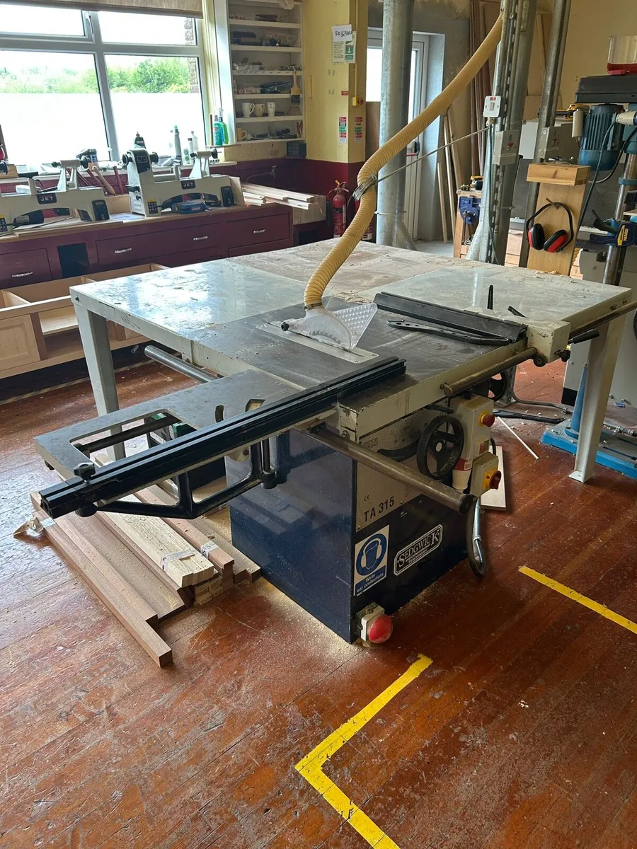 18”16” 12” Sedgwick panel saw ex school - Image 1