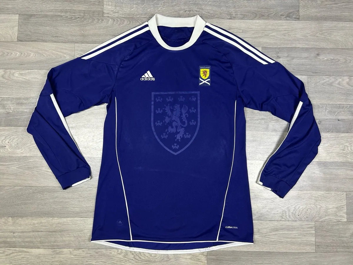 Vintage Scotland Long Sleeve Jersey Shirt Mens M - Image 1