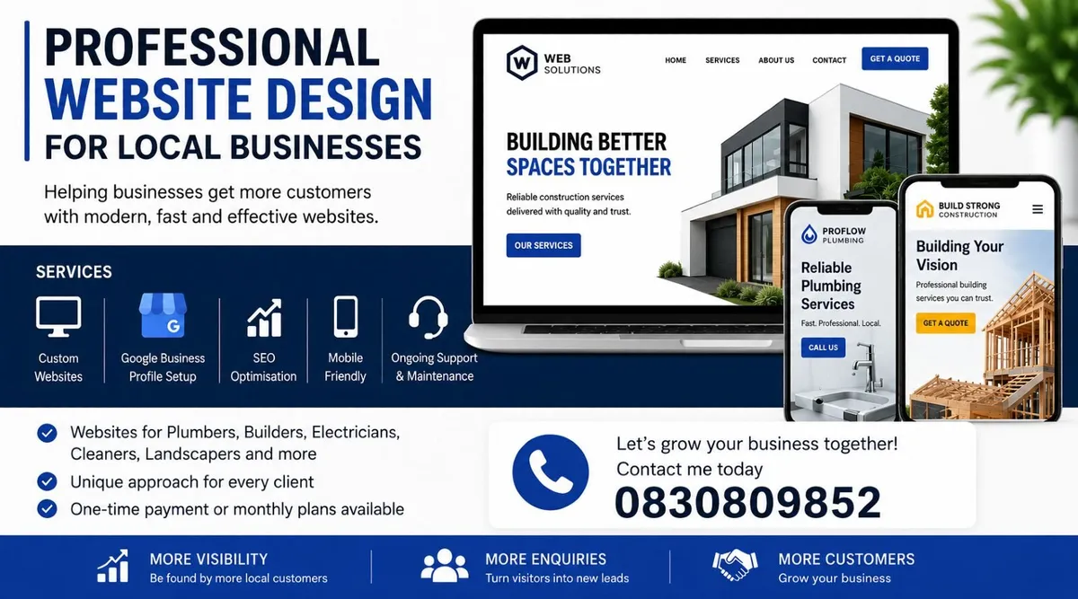Custom Websites for Businesses 🚀