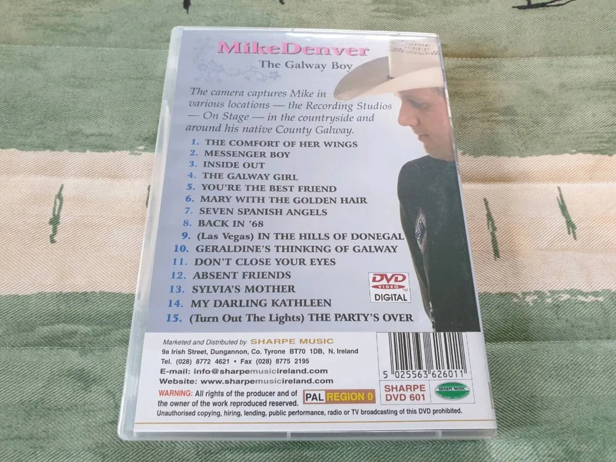 Mike Denver The Galway Boy DVD Country Music - Image 2