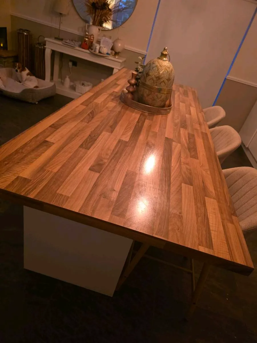 PREMIUM LARGE HIGH GLOSS KITCHEN ISLAND IMMACULA - Image 2