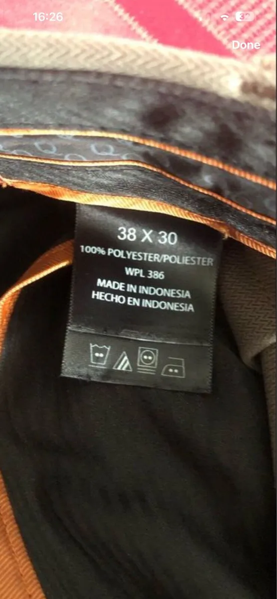 Mens trousers W38”x L30” €10 - Image 4
