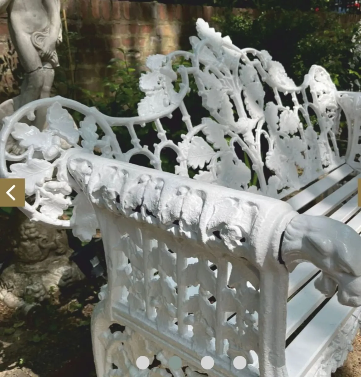 HEAVY CAST IRON BENCH - Image 3