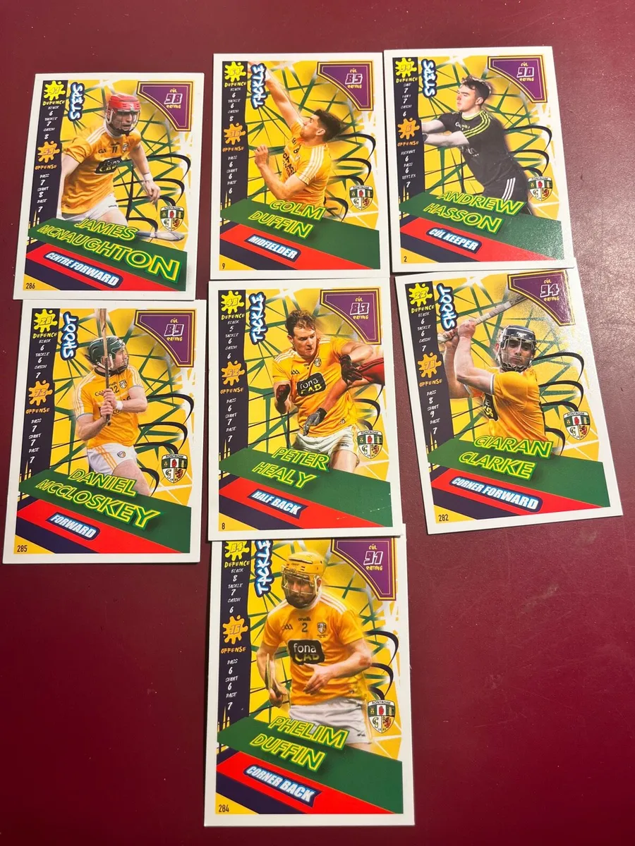 Antrim GAA collectors cards - Image 1