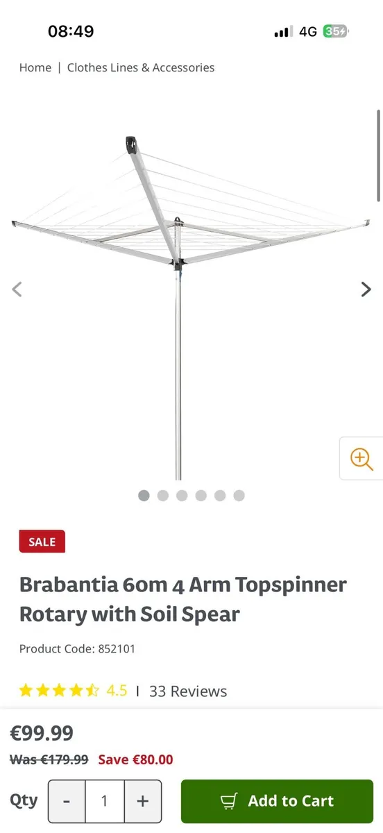 garden clothes line - Image 1