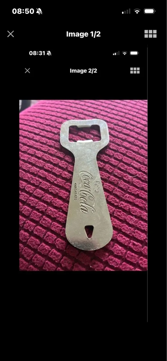 Coca Cola Metal Bottle Opener - Image 1