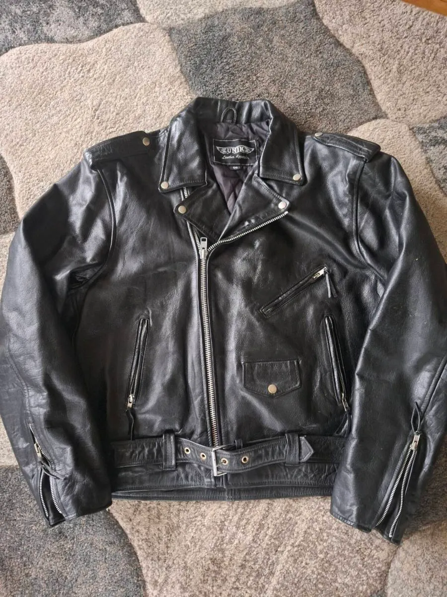Vintage Leather Jacket - Image 1