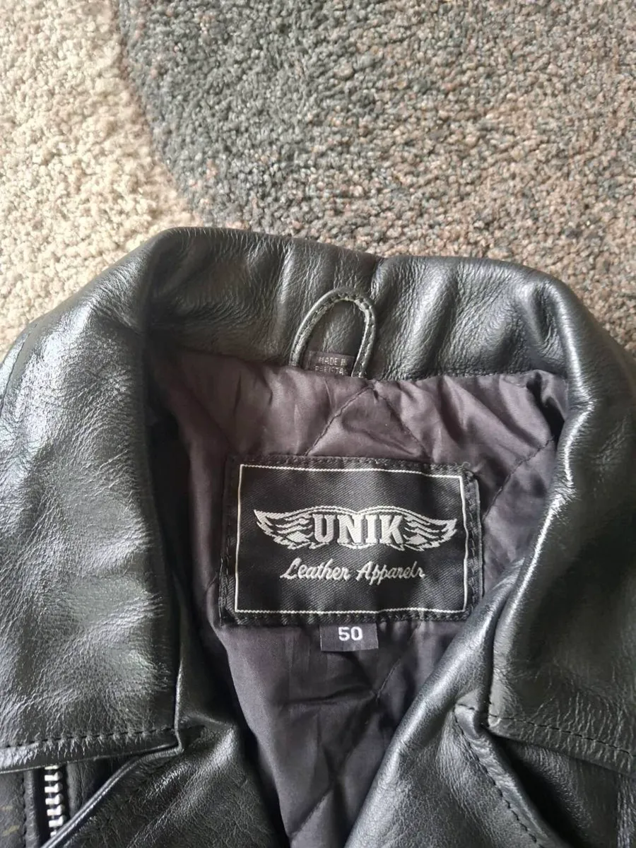 Vintage Leather Jacket - Image 2