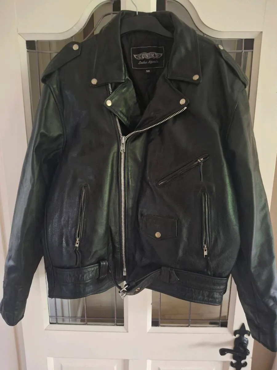 Vintage Leather Jacket - Image 4