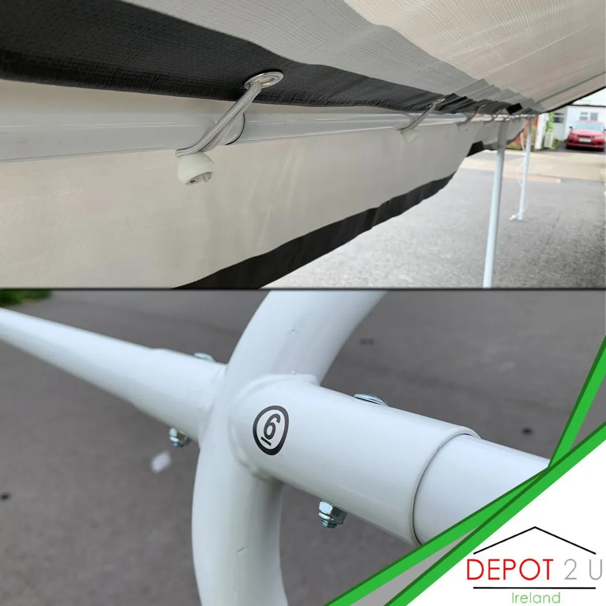 Canopy Carport 20 x 10 x 8.6 ft - Image 4