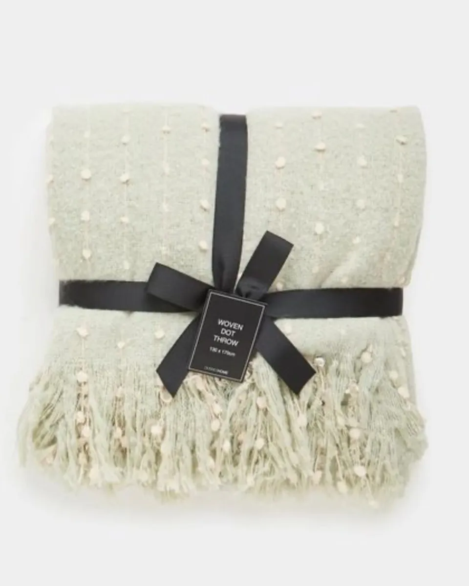 NEW Woven Dot Throw - Image 2