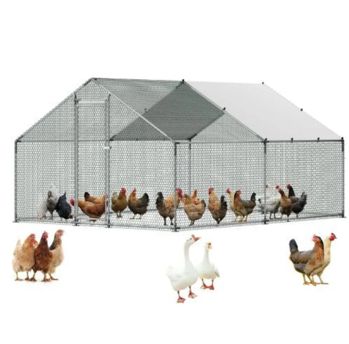 Large Metal Chicken Coop - Image 4