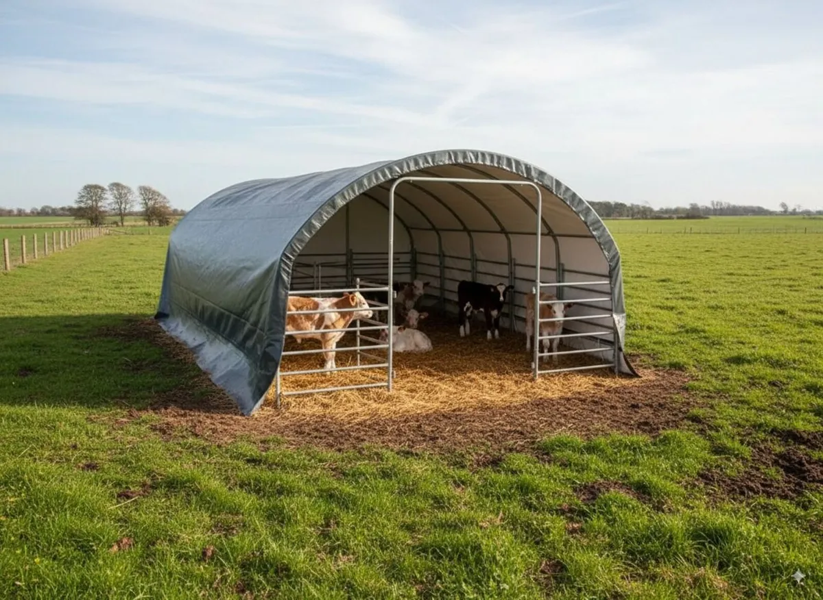Extra Large Livestock Field Shelter 305gsm cover - Image 3
