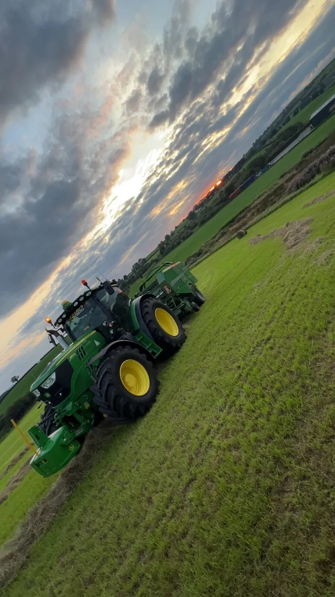 Round baling