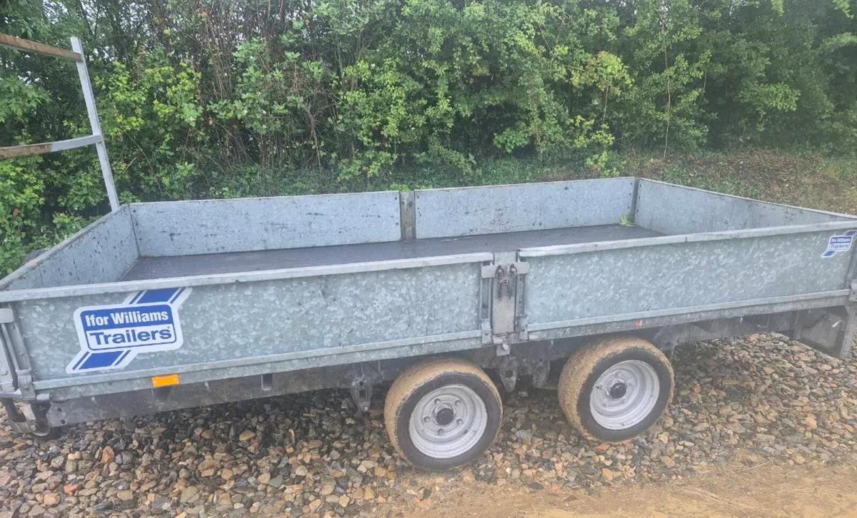 Ifor williams 12 x 6,6 drop side trailer - Image 4