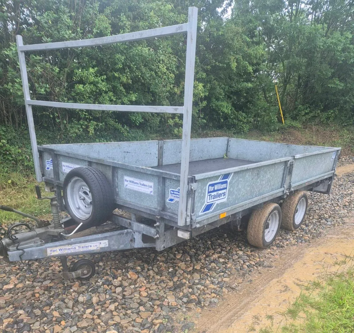 Ifor williams 12 x 6,6 drop side trailer - Image 1