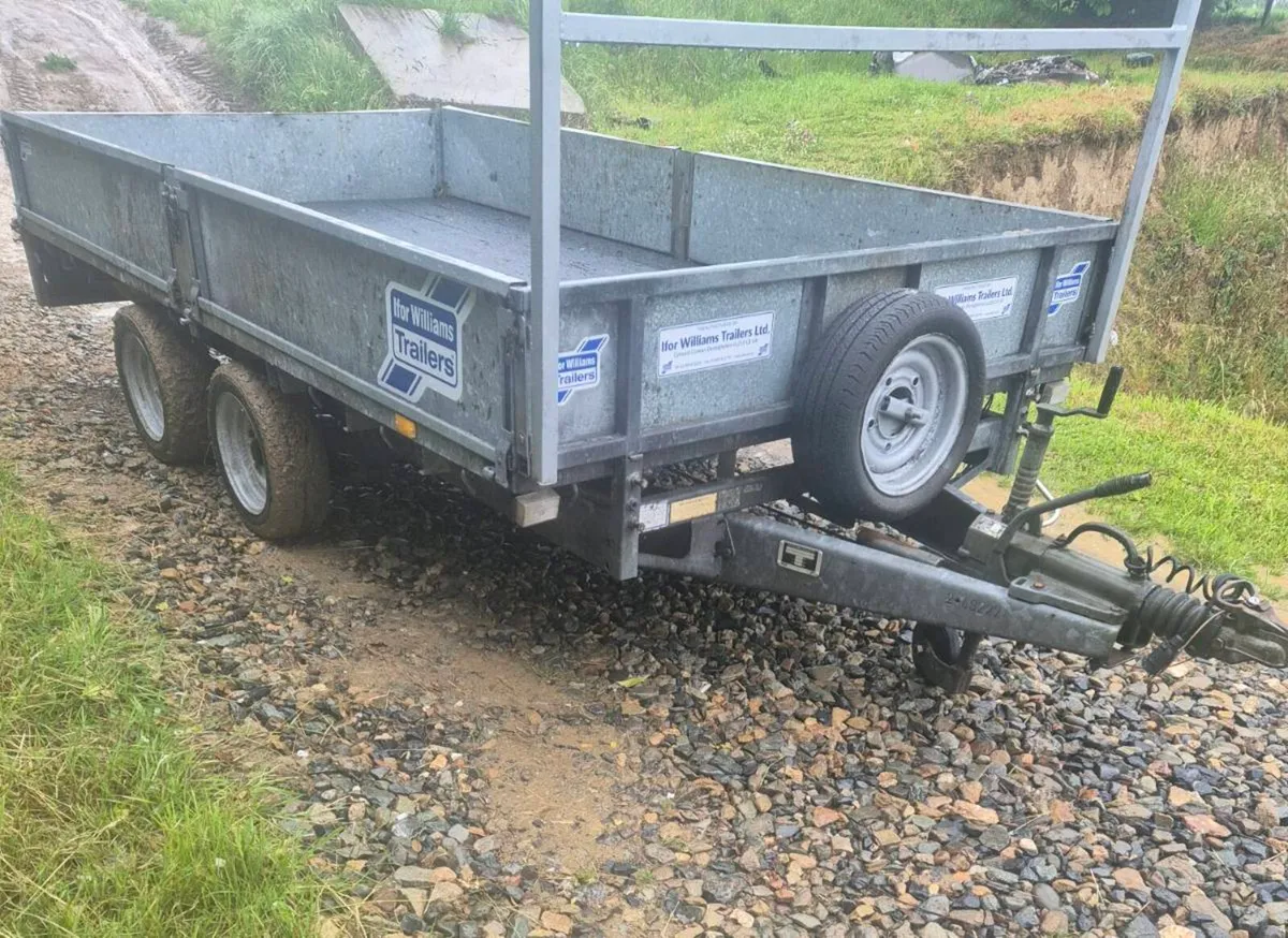 Ifor williams 12 x 6,6 drop side trailer - Image 2