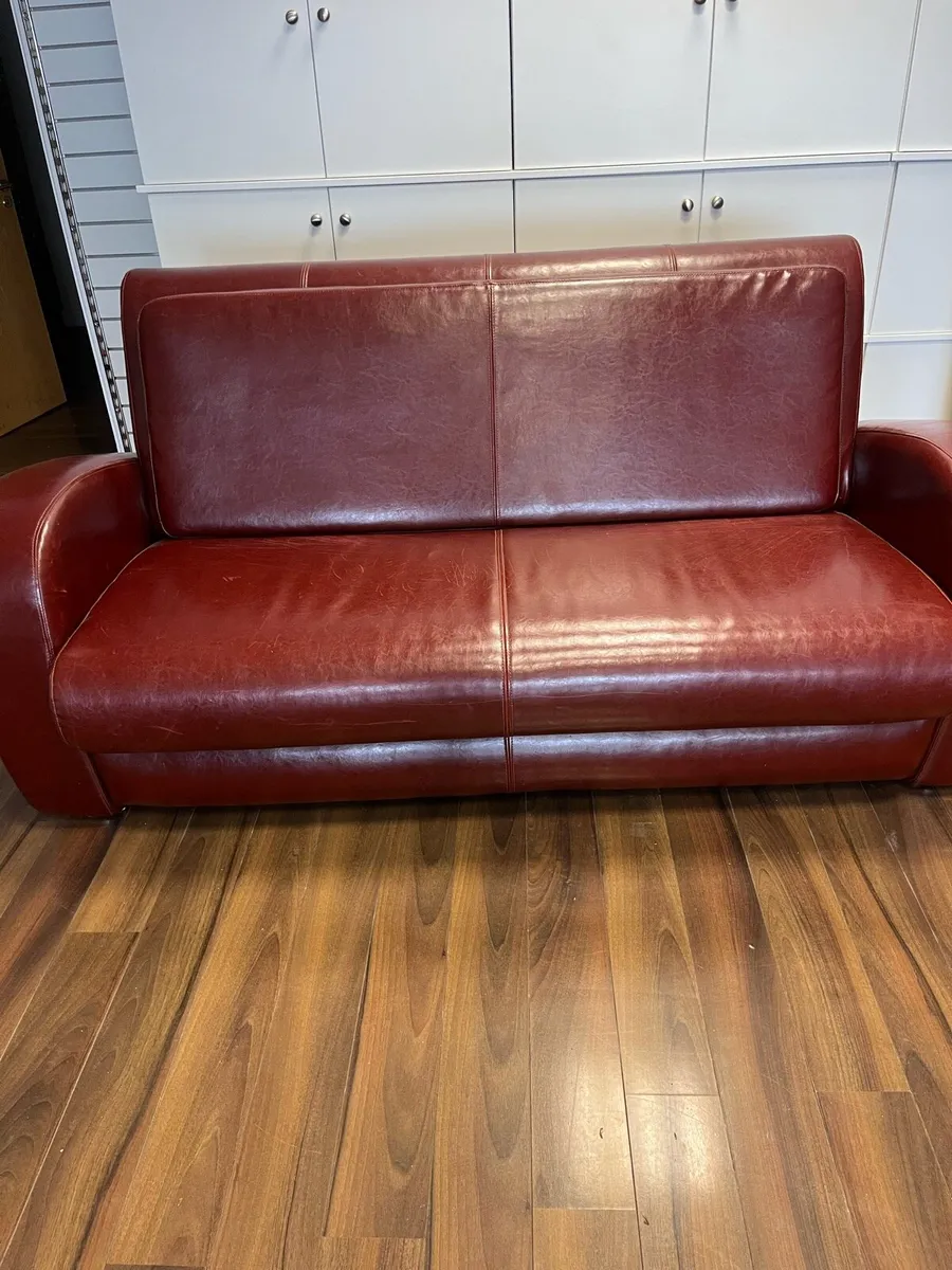 Leather Sofa - Image 1