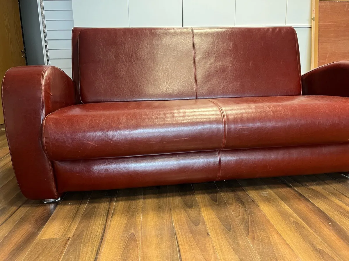 Leather Sofa - Image 3
