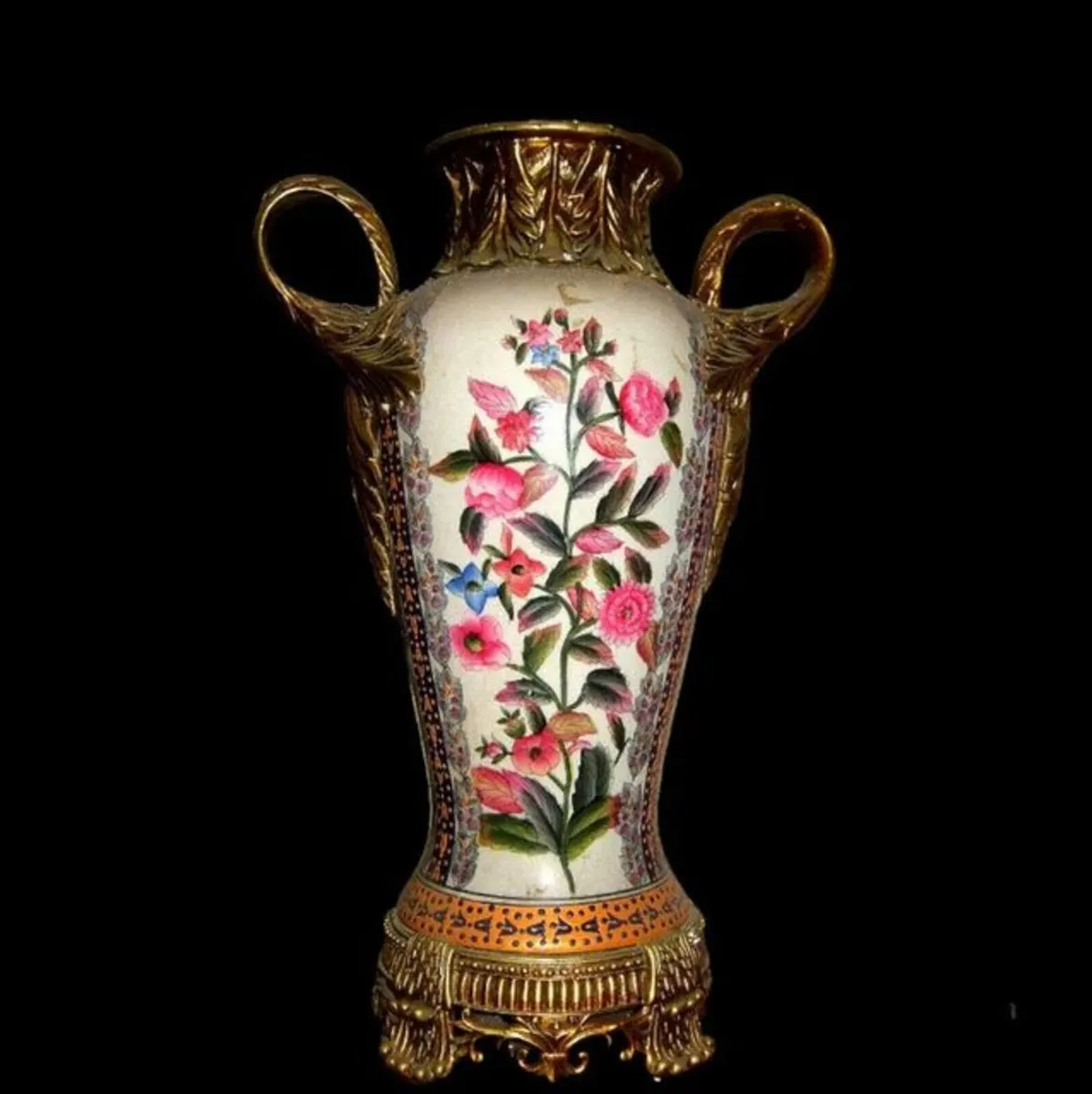 Pair Of Vintage Japanese Decorative 'Floral'Vase's - Image 4