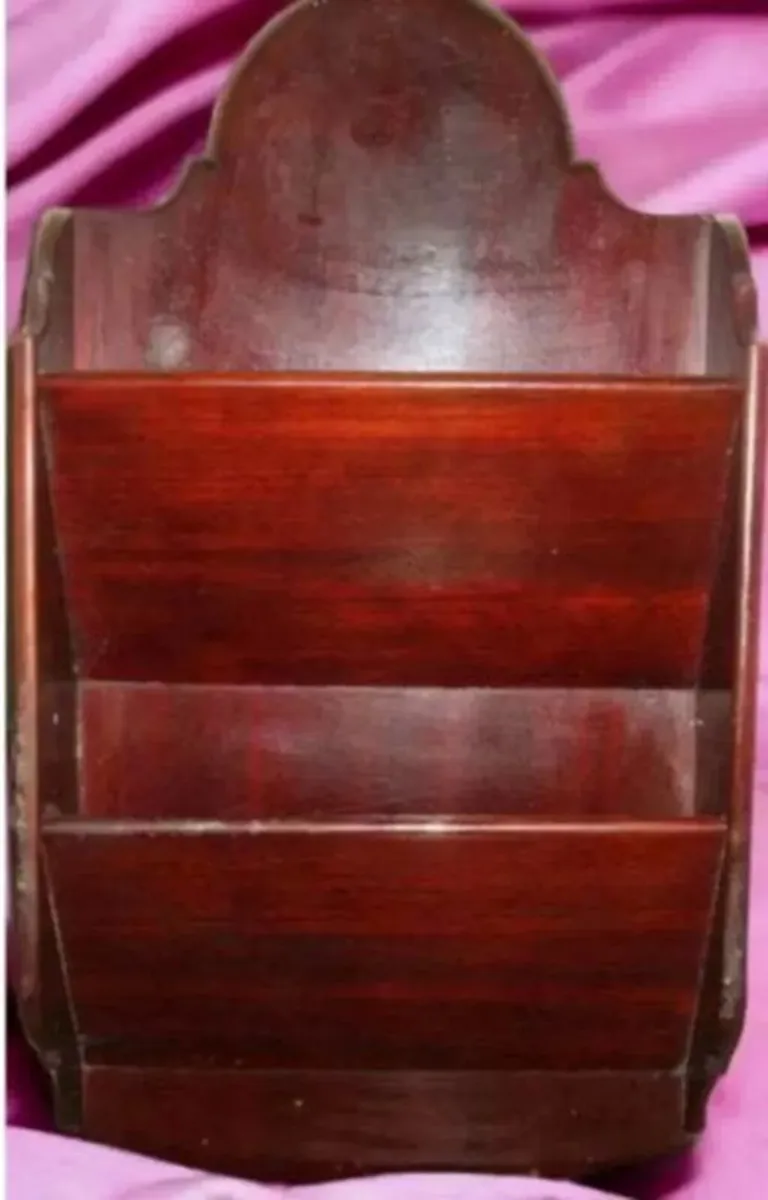 Vintage Wooden Letter Rack - Image 2