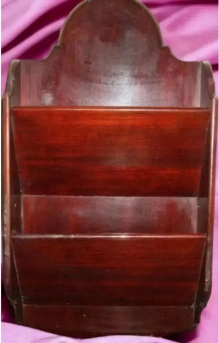 Vintage Wooden Letter Rack - Image 3
