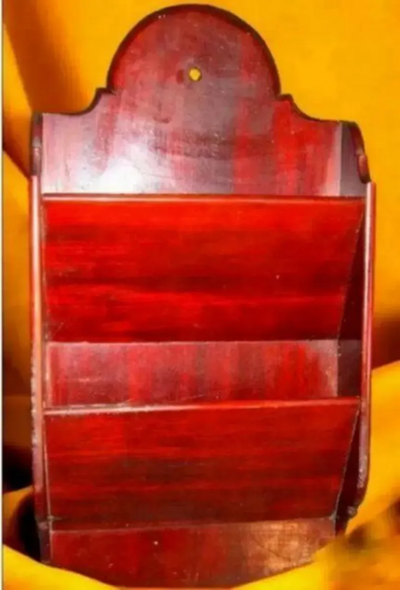 Vintage Wooden Letter Rack - Image 4