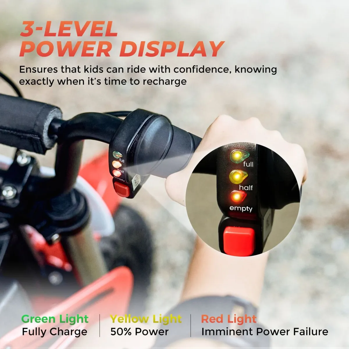 iSinwheel A12 Electric Dirt Bike for Kids Off Road - Image 2