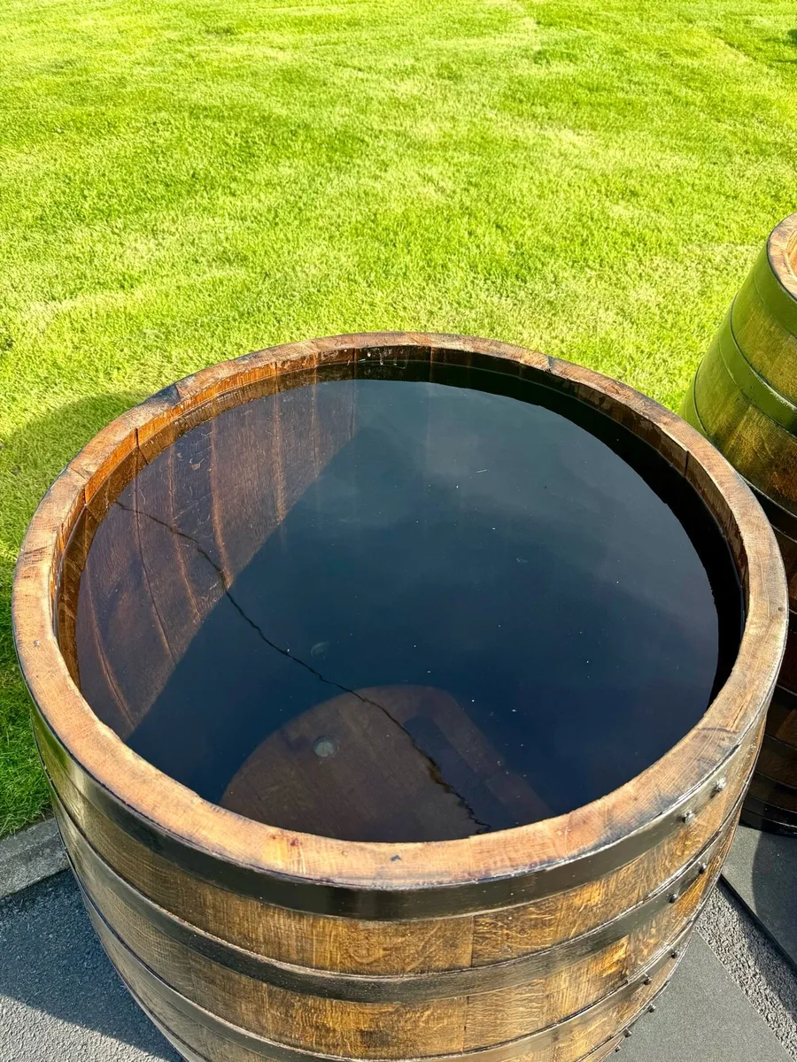 Ice Bath / Cold Plunge Whiskey Barrel - Image 4